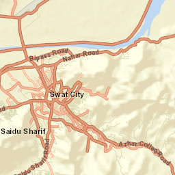 Mingora Street Map