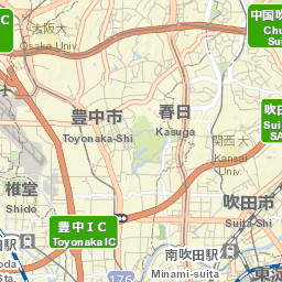 Toyonaka Shi Street Map