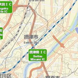 Settsu Shi Street Map