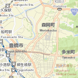 Toyohashi Street Map
