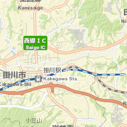 Kakegawa Street Map