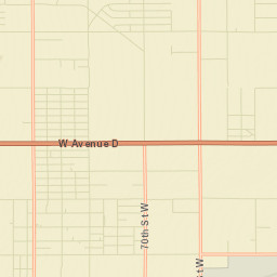 Antelope Acres California Street Map