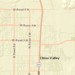 Chino Valley Arizona Street Map