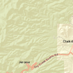 Jerome Arizona Street Map