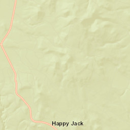 Happy Jack Arizona Street Map