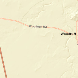 Woodruff Arizona Street Map