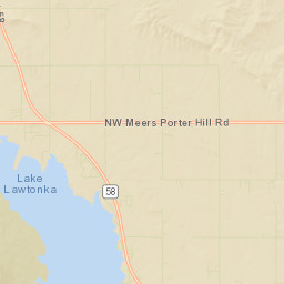 4506 Meers Porter Hill Road, Elgin, OK 73538 Street Map