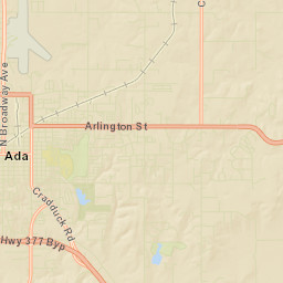 Ada Street Map
