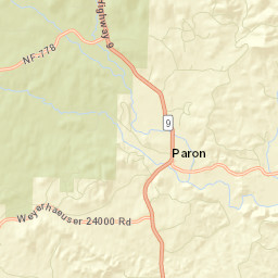 Paron Arkansas Street Map
