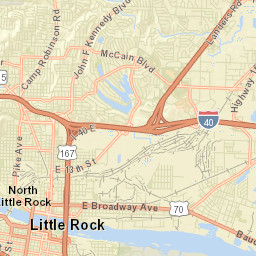 Timber Creek Arkansas Street Map