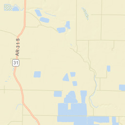 Pettus Arkansas Street Map