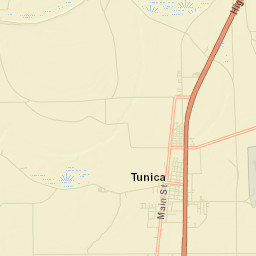 Tunica Street Map