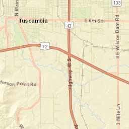 Trenholm Heights Alabama Street Map