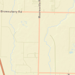 Peets Corner Alabama Street Map