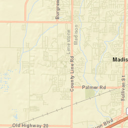 Madison Point Alabama Street Map
