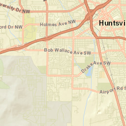 Hillandale Alabama Street Map