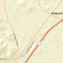 Scottsboro Alabama Street Map