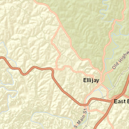 Ellijay Street Map