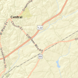 Central Street Map