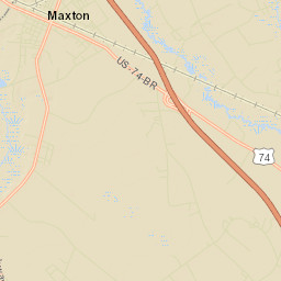 1437 U.S. 74 Business, Maxton, NC 28364 Street Map