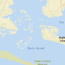 Harkers Island Street Map