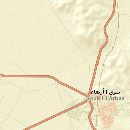 Souq Larb’a al Gharb Street Map