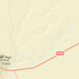 Zeribet el Oued Street Map