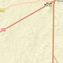 Bir Ali Ben Khalifa Street Map