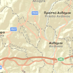 Ágios Tomás Street Map