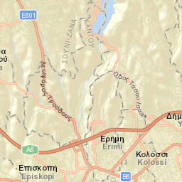Erími Street Map