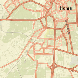 Homs Street Map