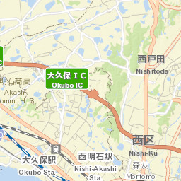 Akashi Shi Street Map