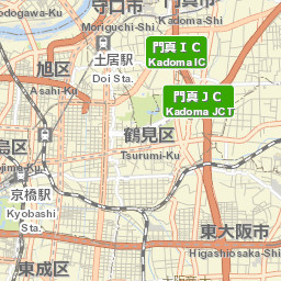 Moriguchi Street Map