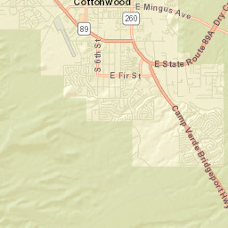 Clemenceau Arizona Street Map