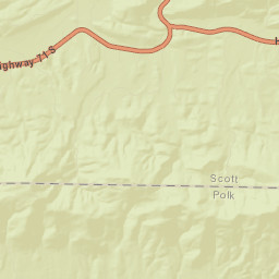 Y City Arkansas Street Map