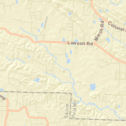 Martindale Arkansas Street Map