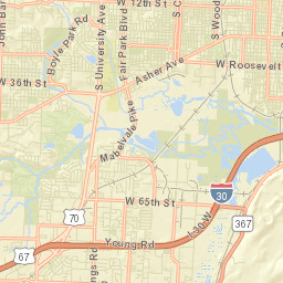 Azalea Place Arkansas Street Map