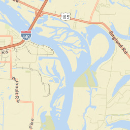 I-440 Little Rock Arkansas Street Map