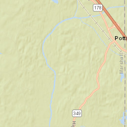 1493 Highway 349, Holly Springs National Forest, Potts Camp,  Street Map