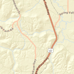 Colbert Heights Alabama Street Map