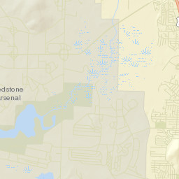Haysland Estates Alabama Street Map