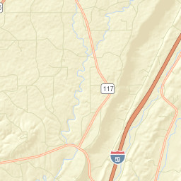 Townsend Crossroads Alabama Street Map