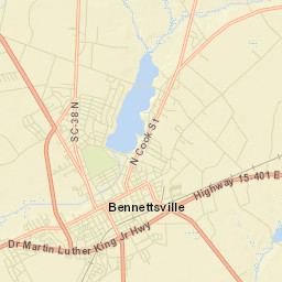 Bennettsville Street Map