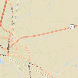 Lumberton Street Map