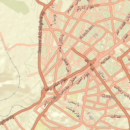 Qom Street Map