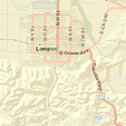 Foothill Estates California Street Map
