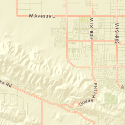 Rancho Vista California Street Map
