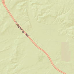 Middle Verde Arizona Street Map