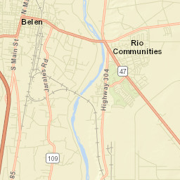 Belen Street Map