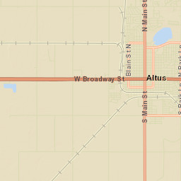 Altus Street Map